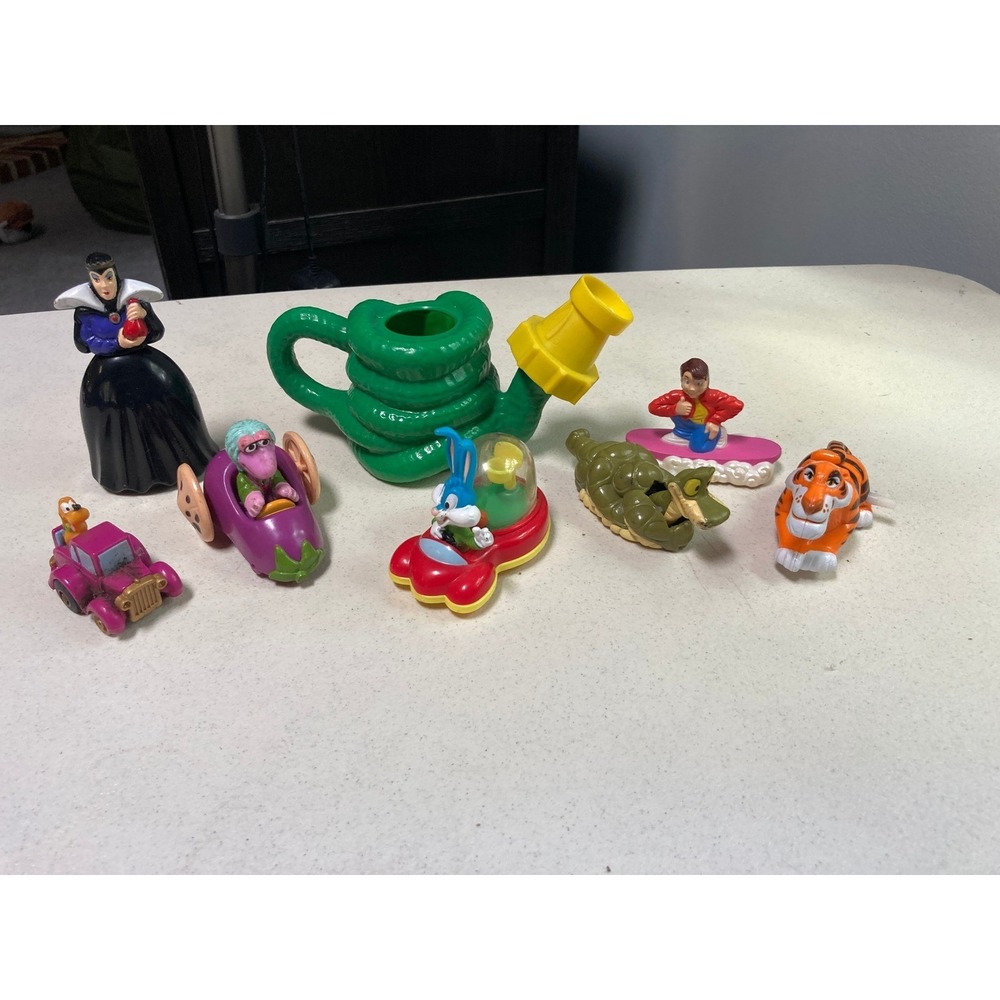 Vintage Mixed Fast Food Toy Lot Tiny Toons Fraggle Rock Disney Pluto 8pc